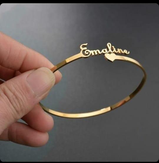 Stainless Steel 18k Gold Plated Personalized Bar Nameplate Bracelet Custom  Name Personalized Double Chain Bracelet Women Jewelry - Customized Bracelets  - AliExpress